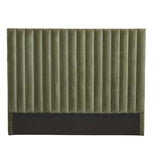 kennedy tufted queen bedhead olive