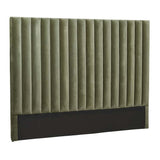 kennedy tufted queen bedhead olive
