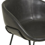 Duke Barstool Vintage Black