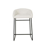 hilton barstool natural white tweed