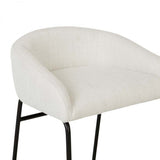 hilton barstool natural white tweed