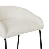 Hilton Barstool Natural White Tweed