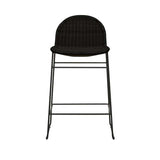 Otto Round Barstool Black