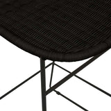 Otto Round Barstool Black