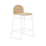 otto round barstool white