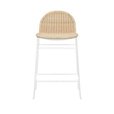 otto round barstool white