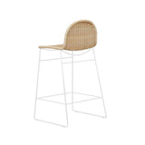 otto round barstool white