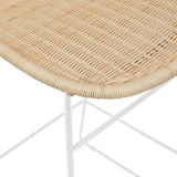 otto round barstool white