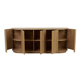 Oberon Crescent Buffet Natural Ash