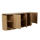 Oberon Crescent Buffet Natural Ash