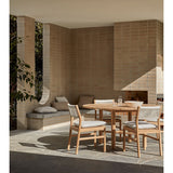 cannes rope dining chair snow