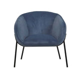 albie armchair steel blue