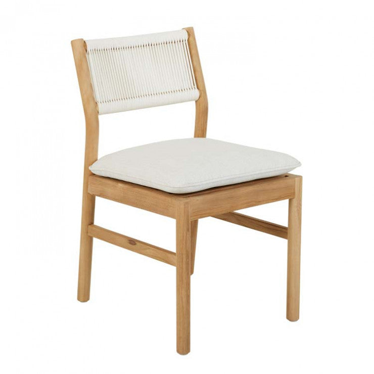 cannes rope dining chair snow