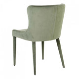 claudia dining chair cypress green velvet