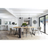 Isaac Dining Chair Woven Charcoal
