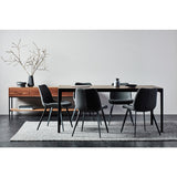 Isaac Dining Chair Woven Charcoal