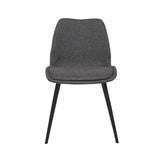 Isaac Dining Chair Woven Charcoal