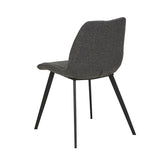 Isaac Dining Chair Woven Charcoal