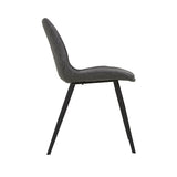 Isaac Dining Chair Woven Charcoal