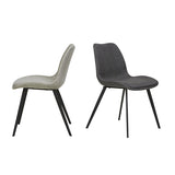 Isaac Dining Chair Woven Charcoal