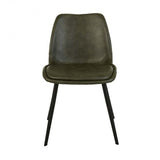 isaac dining chair vintage matt green