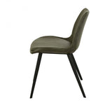 isaac dining chair vintage matt green