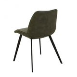 isaac dining chair vintage matt green
