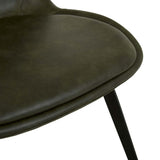 isaac dining chair vintage matt green