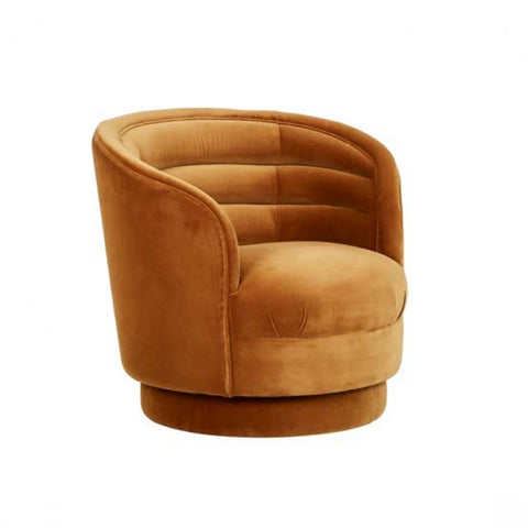 Kennedy Luca Chair Toffee Velvet