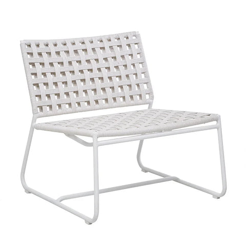 marina square  armchair white