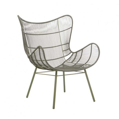 Mauritius Wing Chair Moss Green