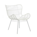 mauritius wing chair small white