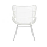 mauritius wing chair small white