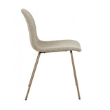 Smith Straight Leg Dining Chair Khaki Grey