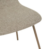 Smith Straight Leg Dining Chair Khaki Grey