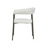 stanley dining chair snow boucle