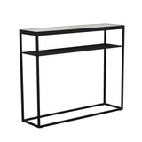Elle Slim Console 900mm White/Black