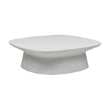 livorno curve coffee table white speckle