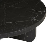 amara curve coffee table black