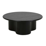 artie wave coffee table black