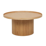 classique pedestal coffee table ash
