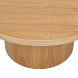 Classique Pedestal Coffee Table Natural