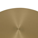elle drum coffee table brushed gold
