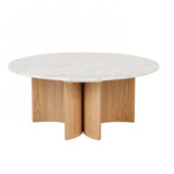 Oberon Eclipse Marble Coffee Table Natural