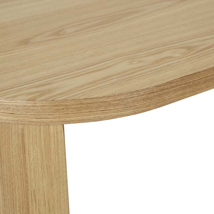 Orson Round Desk Natural – the design library