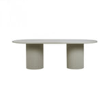 Benjamin Ripple Dining Table Putty 2200mm