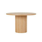 Benjamin Ripple Round Dining Table Natural 1200mm