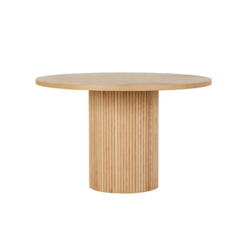 Benjamin Ripple Round Dining Table Natural 1200mm