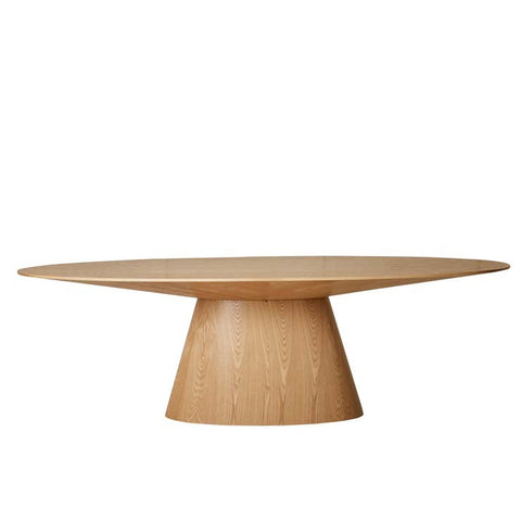 classique oval dining table natural ash
