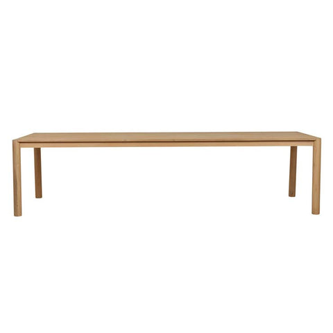 linea oslo dining table natural 3000mm